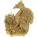 Часы в виде дракона Golden Dragon Clock варинант исполнения - 1 | Loft Concept в Москве