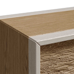 Комод 8 ящиков с подсветкой на рельефном фасаде Warm Industrial варинант исполнения - 3 | Loft Concept в Москве