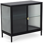 Сервант двухдверный с рифленым стеклом The Keeper варинант исполнения - 1 | Loft Concept в Москве