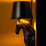 Horse Statue Floor Lamp Большой светильник Черная Лошадь варинант исполнения - 5 | Loft Concept в Москве