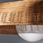 Люстра круглая из ротанга Long Lasting Chandelier варинант исполнения - 3 | Loft Concept в Москве