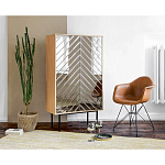 Шкаф с 2-мя зеркальными дверцами Serena Mirror Cabinet варинант исполнения - 3 | Loft Concept в Москве