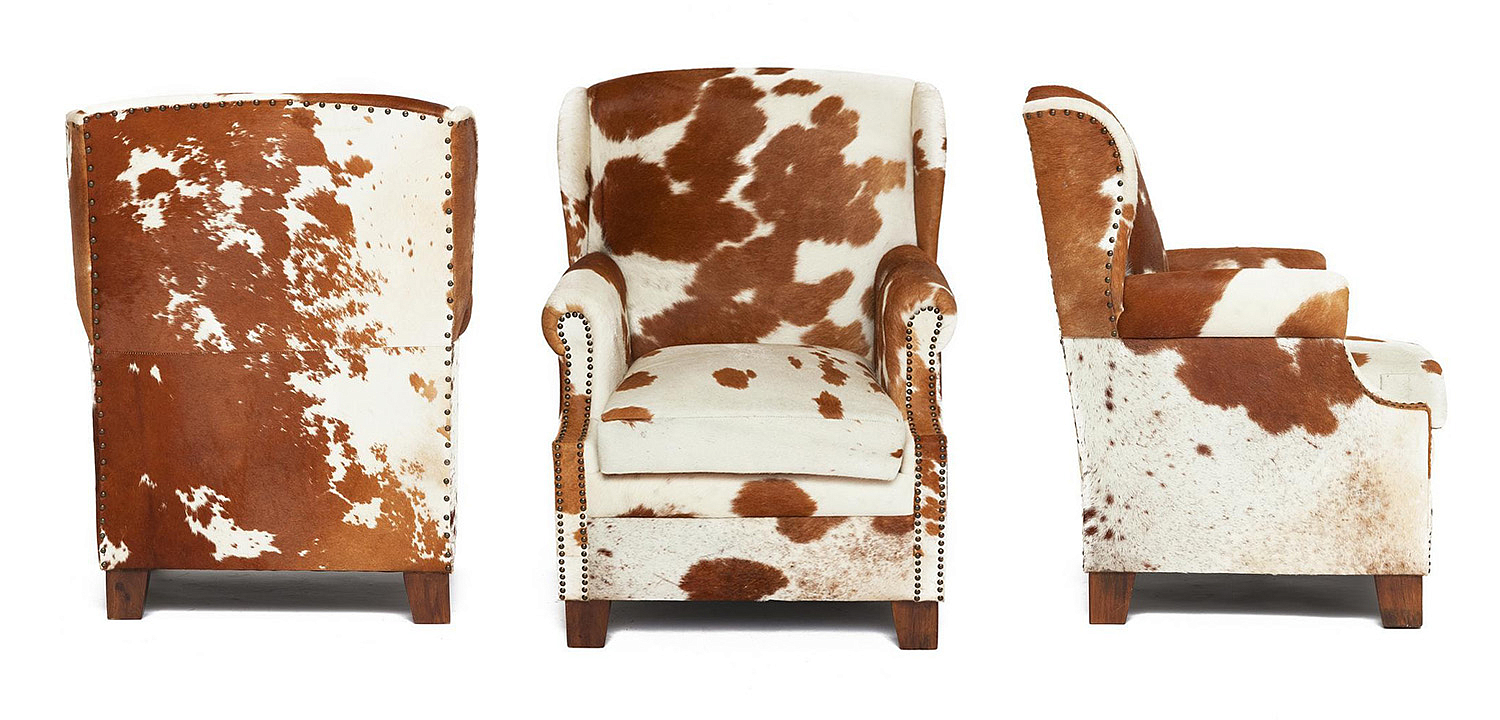 Кресло Cowhide Armchair - Loft-Concept в Москве