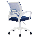 Офисное кресло с основанием из белого пластика Desk chairs Blue варинант исполнения - 2 | Loft Concept в Москве