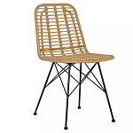 Стул с ротанговым плетением Wicker Stool без подлокотников варинант исполнения - 6 | Loft Concept в Москве