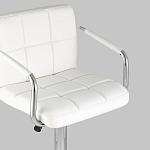 Барный стул с подлокотниками Honory White варинант исполнения - 7 | Loft Concept в Москве