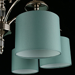 Люстра потолочная Nikoletta с бирюзовым плафоном варинант исполнения - 3 | Loft Concept в Москве