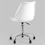Офисный стул на металлическом основании EGGERY White пластик варинант исполнения - 4 | Loft Concept в Москве