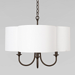 Люстра с белым текстильным абажуром Vitorino  варинант исполнения - 1 | Loft Concept в Москве
