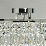 Потолочный светильник круглый с прозрачными подвесками Lunet варинант исполнения - 17 | Loft Concept в Москве