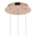 Подвесной светильник Metal Acrylic Tube Trio Gold Hanging Lamp варинант исполнения - 3 | Loft Concept в Москве