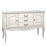 Консоль белая из массива бука с ящиками в стиле прованс White Provence варинант исполнения - 2 | Loft Concept в Москве