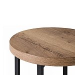 Стол журнальный круглый в стиле лофт Urban Style Space варинант исполнения - 2 | Loft Concept в Москве