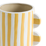 Ваза из фаянса Brighter than the Stars жёлтая полоска варинант исполнения - 2 | Loft Concept в Москве