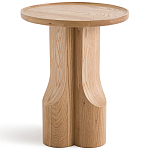 Приставной столик из массива дерева Walnut Triple варинант исполнения - 2 | Loft Concept в Москве