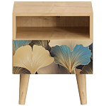 Прикроватная тумба с изображением на ящике Elise Nightstand варинант исполнения - 8 | Loft Concept в Москве