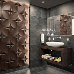 Гипсовая 3D панель с принтографией PM-22 варинант исполнения - 2 | Loft Concept в Москве