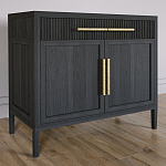 Буфет Primo с двумя ящиками и двумя фасадами Черный дуб варинант исполнения - 3 | Loft Concept в Москве