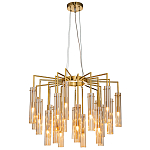 Люстра со стеклянными цилиндрическими плафонами Luminous Cylinders Amber варинант исполнения - 5 | Loft Concept в Москве