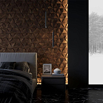 Гипсовая 3D панель с принтографией PM-50 варинант исполнения - 3 | Loft Concept в Москве