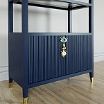 Стеллаж со стеклянными полками Elsa Dreams Blue варинант исполнения - 2 | Loft Concept в Москве