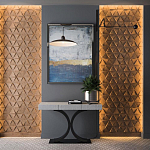 Гипсовая 3D панель с принтографией PM-50 варинант исполнения - 1 | Loft Concept в Москве