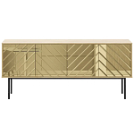 Длинная тумба с зеркальным декором Serena варинант исполнения - 2 | Loft Concept в Москве