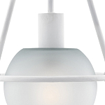 Бра белое с матовым стеклянным плафоном в форме шара White Lighthouse варинант исполнения - 1 | Loft Concept в Москве