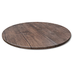 Стол журнальный c коричневой круглой столешницей на четырех металлических ножках Charm Coffee Table варинант исполнения - 2 | Loft Concept в Москве