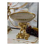 Чаша фарфоровая на двух бронзовых ангелах Eden Garden варинант исполнения - 3 | Loft Concept в Москве