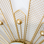 Часы настенные из металла в виде солнца с белым циферблатом Mirror Tower Clock варинант исполнения - 2 | Loft Concept в Москве