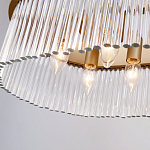 Люстра подвесная овальная со стеклянными трубками Длина 100 см Nembus варинант исполнения - 5 | Loft Concept в Москве