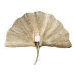 Большой Настенный Подсвечник золотой Лист Пальмы варинант исполнения - 1 | Loft Concept в Москве