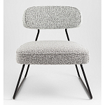 Кресло лаунж Kate букле серый варинант исполнения - 4 | Loft Concept в Москве