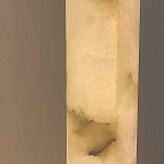 Торшер геометрический с тремя мраморными плафонами Marble Tripod варинант исполнения - 10 | Loft Concept в Москве