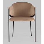 Стул Brace велюр капучино варинант исполнения - 4 | Loft Concept в Москве