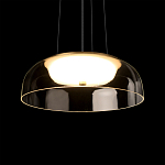 Подвесной светильник  с плоским прозрачным стеклянным плафоном Grada Light варинант исполнения - 8 | Loft Concept в Москве