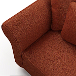 Мебельная ткань Шенилл терракотовый цвет 138 см T4-44 варинант исполнения - 3 | Loft Concept в Москве