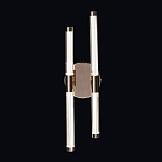 Бра с круглым основанием золотого цвета и двумя вертикальными плафонами Hex Scaffold варинант исполнения - 2 | Loft Concept в Москве