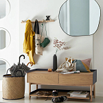 Плетеная корзина для белья с ручками Nyimbo Wicker Basket варинант исполнения - 4 | Loft Concept в Москве