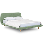 Кровать с мягким изголовьем Palmer Bed варинант исполнения - 9 | Loft Concept в Москве