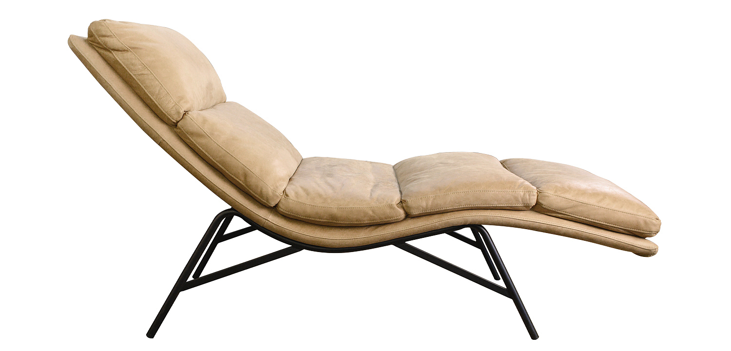 Кушетка Aimeric Leather Chaise Longue Кушетка Aimeric Leather Chaise Longue - Loft-Concept в Москве