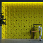 Гипсовая 3D Панель DRAGON SCALE - B варинант исполнения - 2 | Loft Concept в Москве