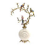 Подсвечник с декором из птиц на ветвях Birds of Paradise варинант исполнения - 1 | Loft Concept в Москве