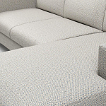 Мебельная ткань Шенилл серо-голубой цвет 142 см T4-47 варинант исполнения - 12 | Loft Concept в Москве