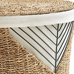 Плетеная корзина для белья Juste Wicker Basket варинант исполнения - 4 | Loft Concept в Москве