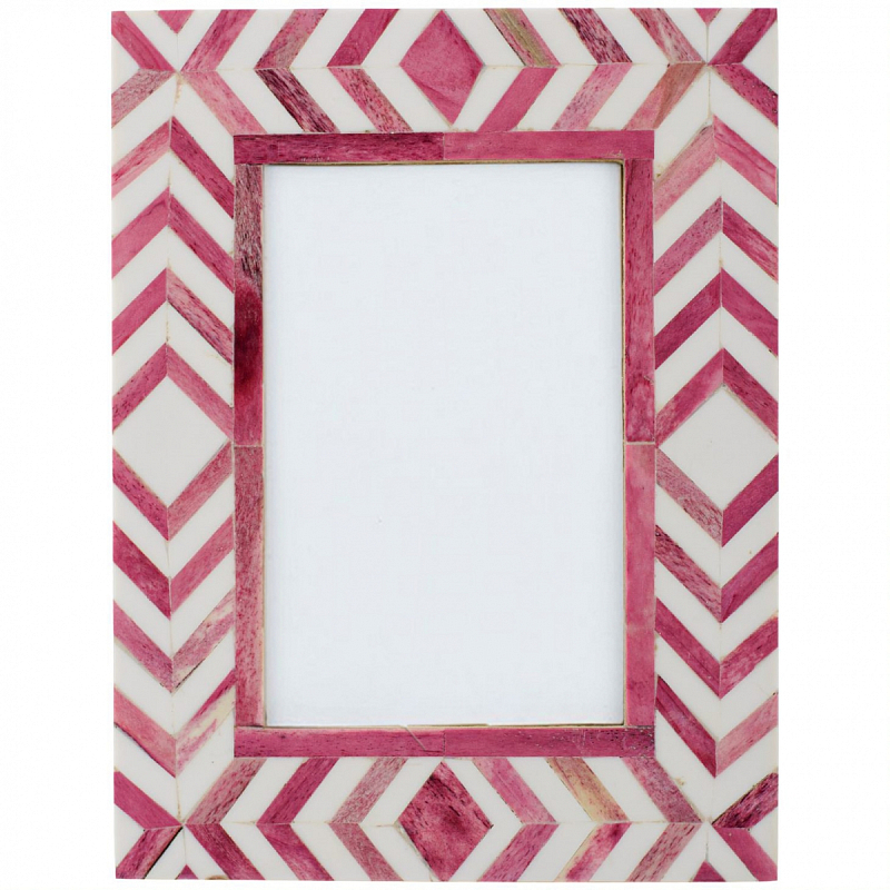   Pink Indian Bone Inlay photo frame    | Loft Concept 