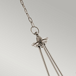 Люстра с прозрачными плафонами из пузырчатого стекла Kichler варинант исполнения - 8 | Loft Concept в Москве