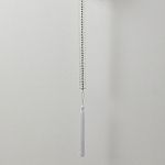 Бра с белым текстильным абажуром и хрустальными подвесками с декоративной кисточкой Lustre Reverie варинант исполнения - 5 | Loft Concept в Москве