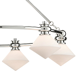 Люстра с ромбовидными плафонами Pointed Diamond Shade варинант исполнения - 1 | Loft Concept в Москве